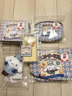 【ノベルティ2点付き】カントリーマアム　サンリオ　シナモロール5点セット