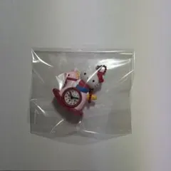 ハローキティ　なつかしアイテム　ミニチュアコレクション２　めざまし時計　ガチャ