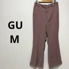 GU ジーユー スラックス ストレート レディース パンツ センタープレス M