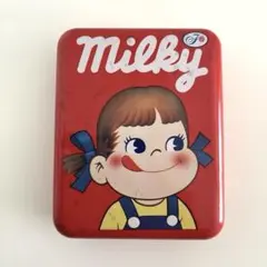 ミルキー ブリキ缶 レトロ 大阪 東京 ペコちゃん FUJIYA 不二屋 - メルカリ