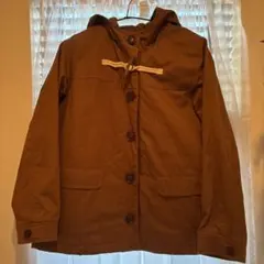 SM2 フード付きブラウンジャケット