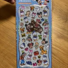 ディズニー　ミッキー&フレンズ　プチドロップステッカー　ボンボンドロップシール