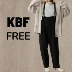 KBF ケービーエフ 2wayサスペンダーパンツ ブラック FREEのサムネイル