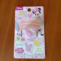 Disney 名札クリップ ミッキー ピンク　名札　まるーい　開かずピン