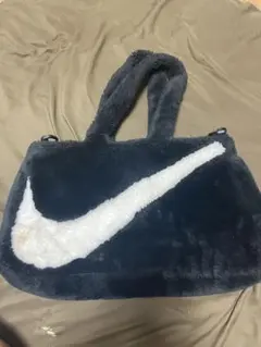 ナイキ NSW Faux Fur Tote Bag black