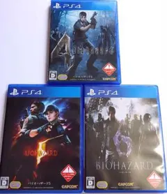 バイオハザード4 + 5 +6 セット　PS4