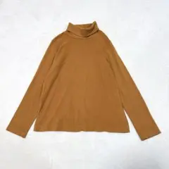 ユニクロ ヒートテック タートルネック 長袖 フリース トップス ベーシック M
