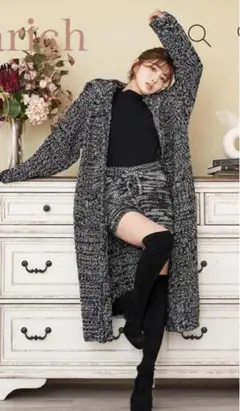 ミックスニットコーディガン　ショーパン♡最終お値下げ