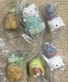 すみっコぐらしとニフレルのいきものたち2　しろくま とんかつ　6点セット