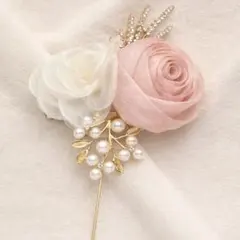 コサージュ 入学式 卒業式 式典 ブローチ セレモニー 上品　パール