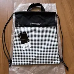 DUNLOP マルチバック　ブラックチェック
