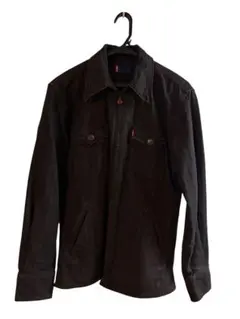 Levi's ブラックデニムジャケット Lサイズ ストライプ