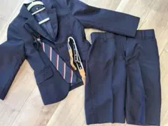 クリーニング済⭐︎フォーマルスーツ 120cm ネクタイ付き、調節ベルト付⭐︎
