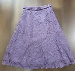 propotion ラベンダーレースフレアスカート