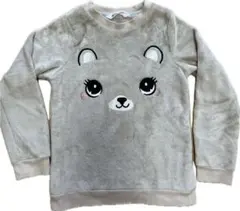 H&M クマの顔プリント トレーナー 130 cm
