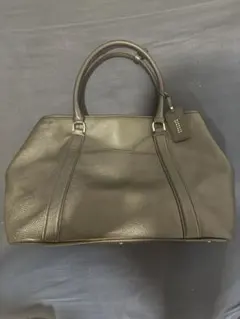 BARNEYS NEW YORK レザートートバッグ(Lサイズ) 黒のサムネイル