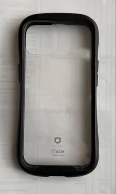 iFace iPhone14用ケース クリアブラック