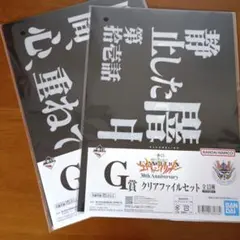 【エヴァンゲリオン３０th】一番くじＧ賞クリアファイル２点セット