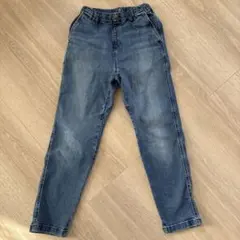UNIQLO デニムブルー ストレートパンツ 150cm