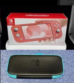Switch Lite スイッチライト コーラル (キャリングケース付き)