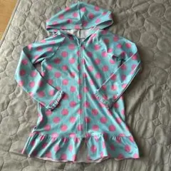 ワールド　水玉フード付きラッシュガード 120cm