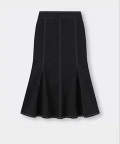 【未使用品★】ステッチマーメイド　ロングスカート　GUのサムネイル