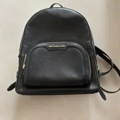 MICHAEL KORS ブラックレザーリュック