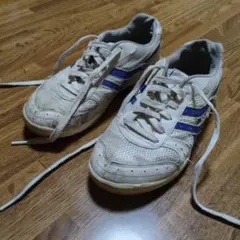 ホワイト/ブルー スポーツシューズ