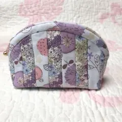 2-3 ハンドメイド　パッチワーク ポーチ