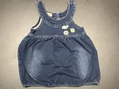 【未使用】子供服 ベビー s.t.closet デニム ジャンパースカート90㎝