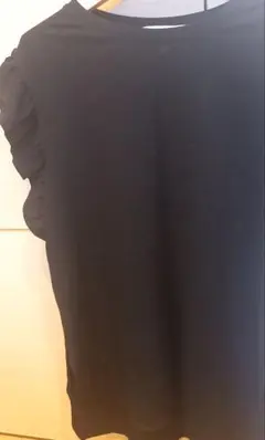 ROPÉ PICNIC ブラック フリル Tシャツ