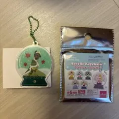 ダイソー ディズニー アクリルキーホルダー ティアナ