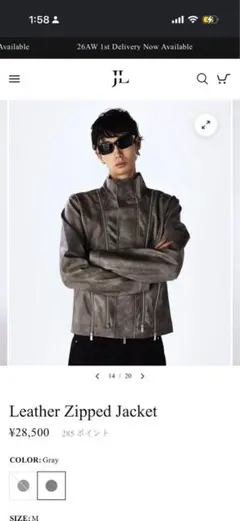最安値！Jentlouis Leather Hooded Jacket M - メルカリ