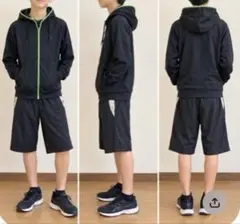UNIQLOネイビーパーカー とハーフパンツ セット売り