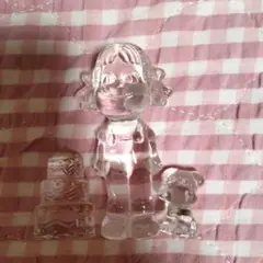 不二家ペコちゃんクリスタル製セット 3個