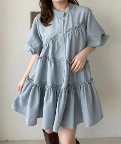 apres jour ティアードチュニックシャツ