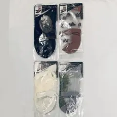 レディース 靴下 シースルー 4足セット