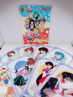 セーラームーン　ジャンボカードダス　バンダイ　計9枚　平成レトロ