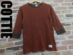 クーティー＊ボーダーワッフルサーマルカットソー#246のサムネイル