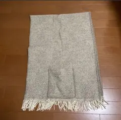 ラプアンカンクリ ポケット付きショール MARIA ヘリンボーン ベージュ