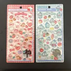 ボンボンドロップシール ハンギョドン キティ 赤 2種セット サンリオ 正規品