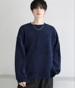 【ETELIO】スウェット　ネイビー　S