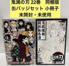 鬼滅の刃 22巻　缶バッジセット 小冊子　特装　限定　同梱版