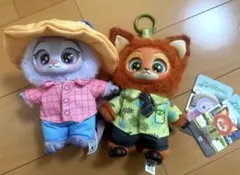 miniso ズートピア ぬいぐるみ 2体セット ニック ジュディ