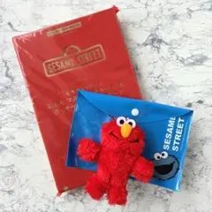 セサミストリート 付録 エルモ マスコットチャーム クッキーモンスター ポーチ
