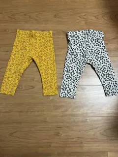 ぽちたま様専用 next 花柄 ヒョウ柄 パンツ 2枚セット