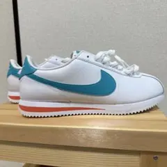 【新品】Nike コルテッツ (ホワイト/ティール) レザー (27.5cm)