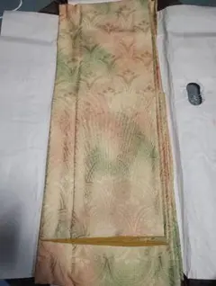 【和装品】正絹 青海波 吉祥文様 金彩 着物 和装コート 道行 道中着03