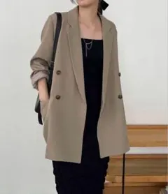 新品タグ付き CAPRICIEUX LE'MAGE Wテーラージャケット CAPRICIEUX LE'MAGE ジャケット テーラードジャケット Wテーラー