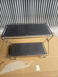 CAMPGEEKS フラットバーナースタンド ブラック&収納バック セット